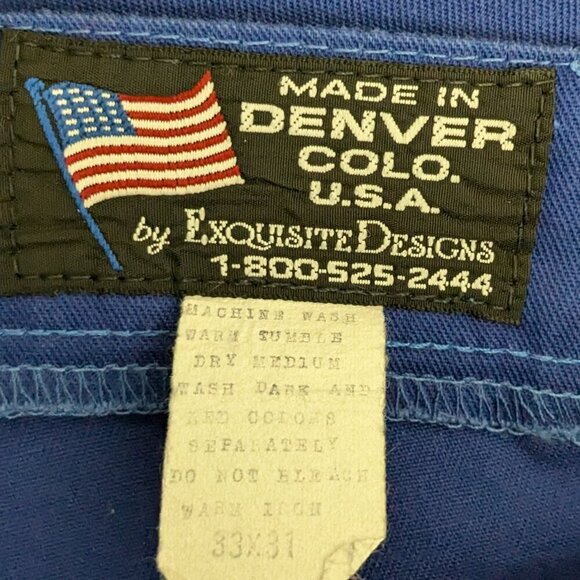 1990's CARRERA Racing Shocks Crew Pants; Yellow Logo; Size 33/31 - Picture 4 of 6